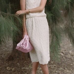 Jeana Sohn Sophie Skirt in Cream